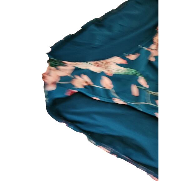 LA BLANCA Flyaway Orchid Printed Shirred Band Hipster Bikini Bottoms LBOMO95 - Picture 3 of 6